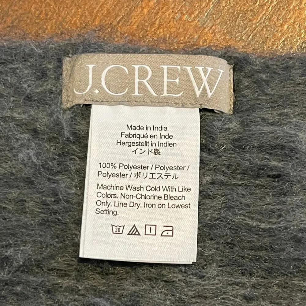 J.Crew Women's Brushed Woven Shawl Wrap Scarf 70